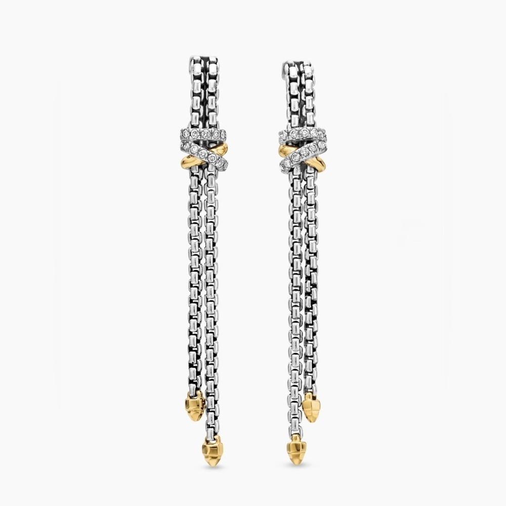 Helené Luxury Drop Earrings with Cubic  Zirconia